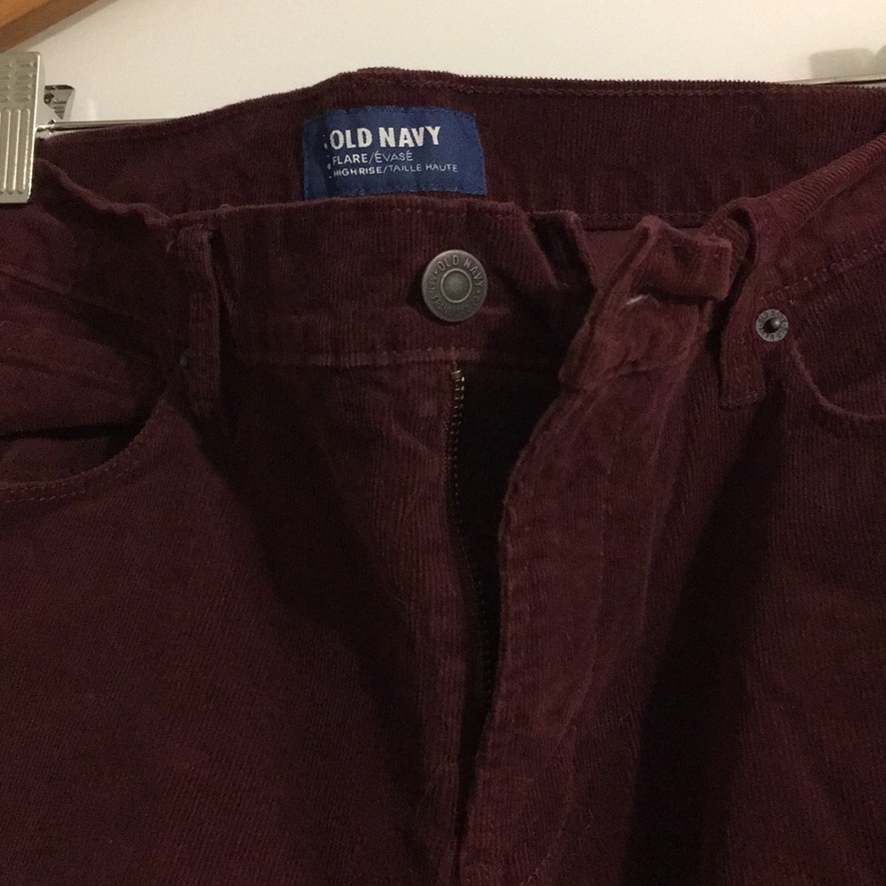 Old Navy high rise flare corduroy pants